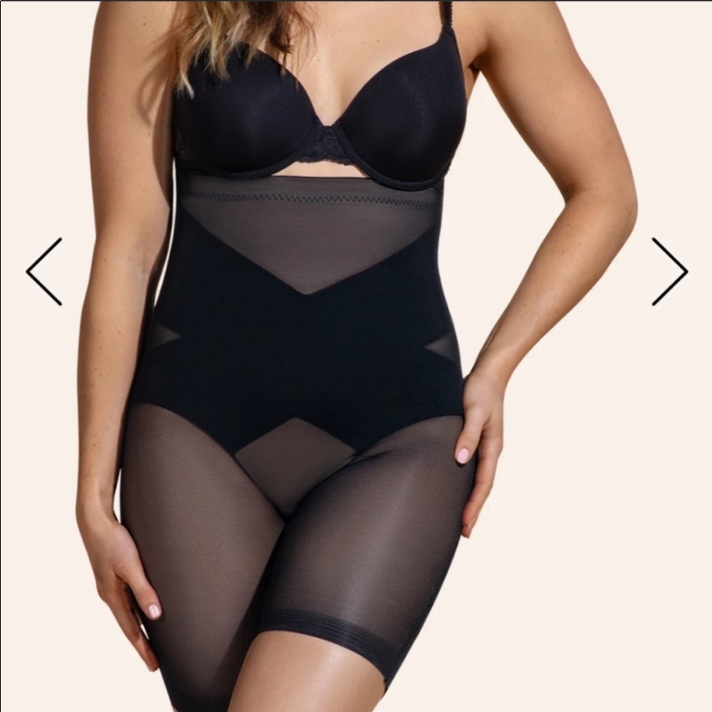 Honeylove shapewear black sculpwear power shorts